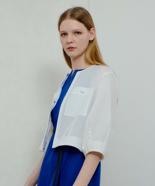 allureville / アルアバイル その他アウター | カラミノーカラージャケット | 詳細2