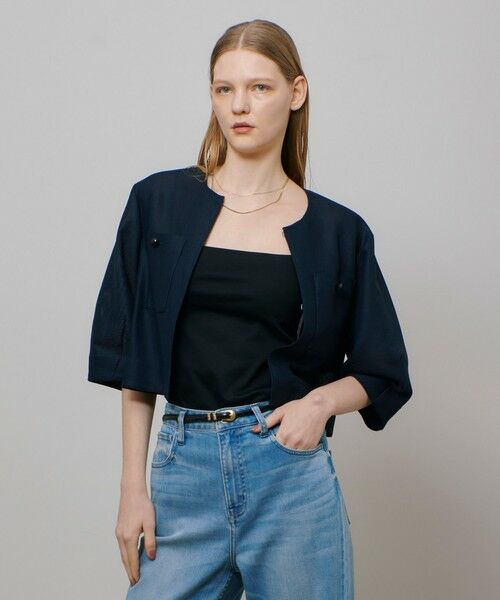 allureville / アルアバイル その他アウター | カラミノーカラージャケット | 詳細12