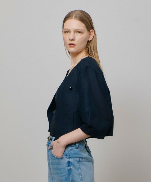 allureville / アルアバイル その他アウター | カラミノーカラージャケット | 詳細13