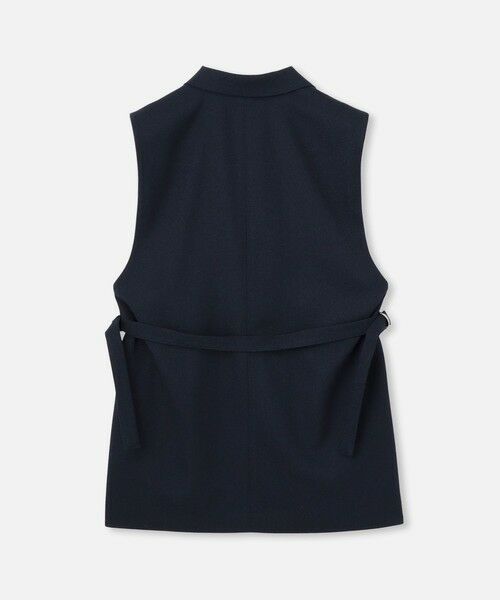 allureville / アルアバイル ベスト | 麻調カルゼサイドオープンジレ | 詳細14