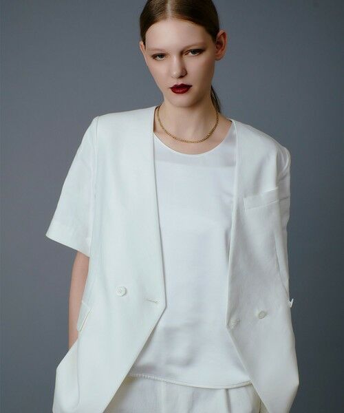 allureville / アルアバイル その他アウター | NALYAハーフスリーブジャケット | 詳細1