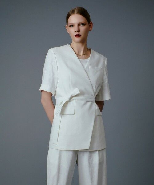 allureville / アルアバイル その他アウター | NALYAハーフスリーブジャケット | 詳細5