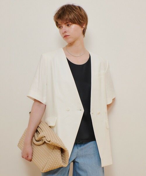 allureville / アルアバイル その他アウター | NALYAハーフスリーブジャケット | 詳細6