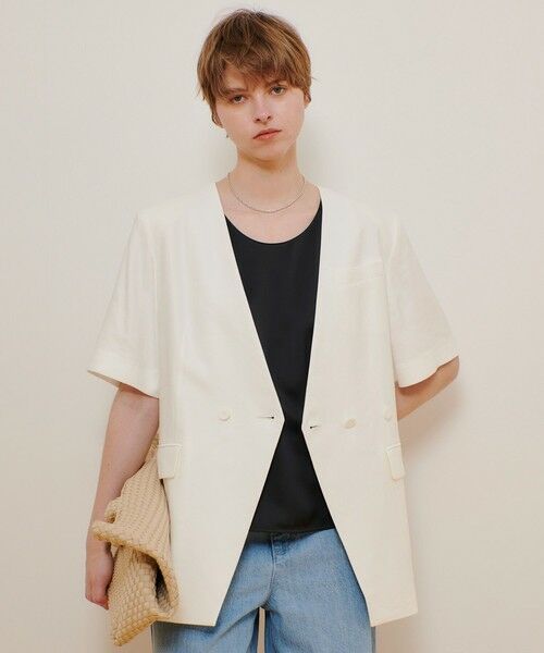 allureville / アルアバイル その他アウター | NALYAハーフスリーブジャケット | 詳細7