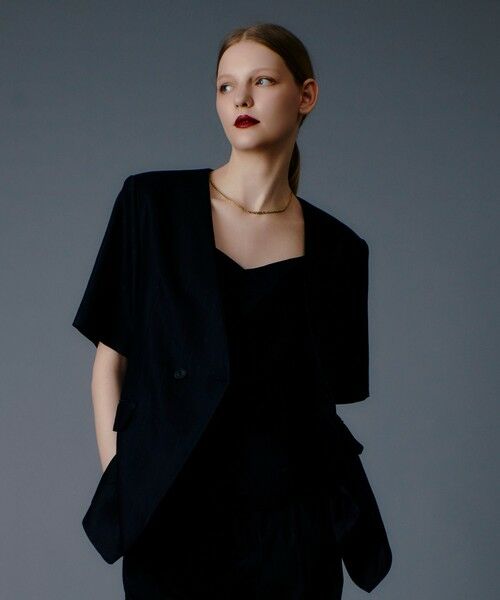 allureville / アルアバイル その他アウター | NALYAハーフスリーブジャケット | 詳細14