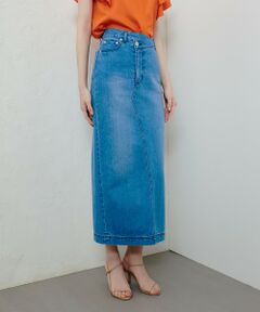 デニムスカート と白い半袖セット KOEISTORE スカート レディース 春 夏 春夏 デニムスカート