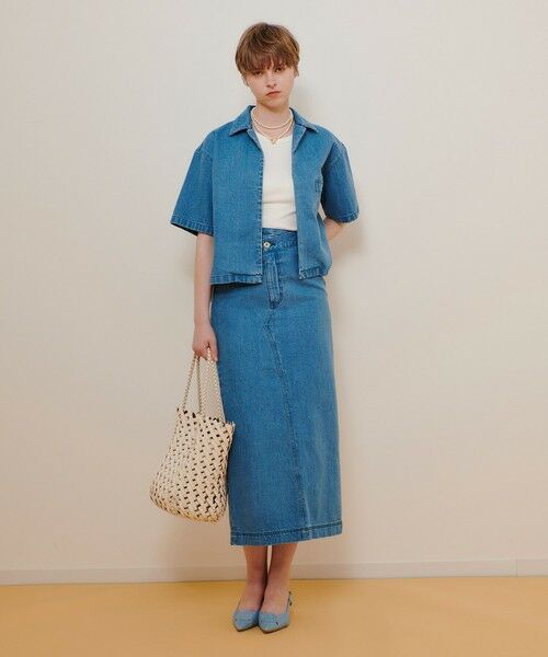みるる セール】 MIDIUMISOLID for Ladies バレルレッグワイドデニム