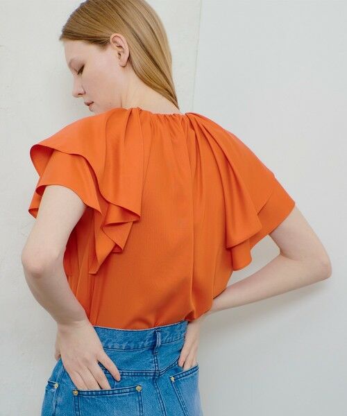 allureville / アルアバイル シャツ・ブラウス | レイヤーラッフルスリーブブラウス | 詳細2