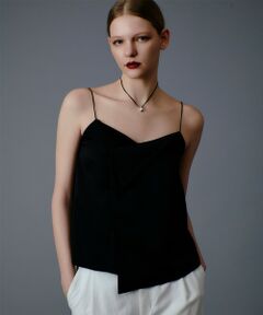 allureville / アルアバイル シャツ・ブラウス | サテンアシメキャミブラウス