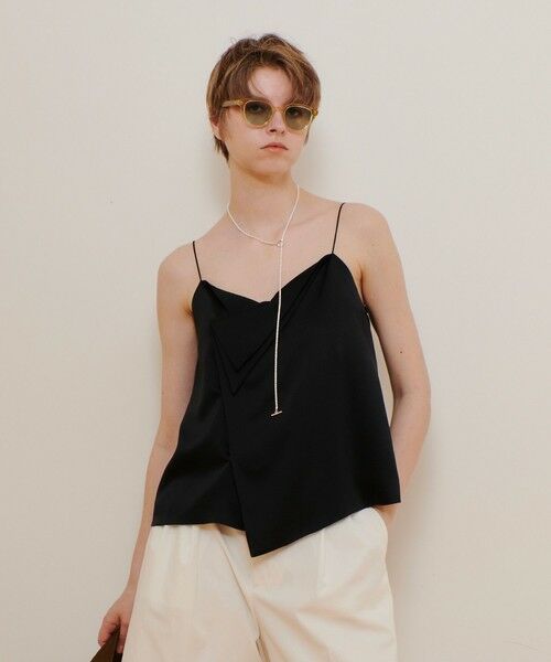 allureville / アルアバイル シャツ・ブラウス | サテンアシメキャミブラウス | 詳細3