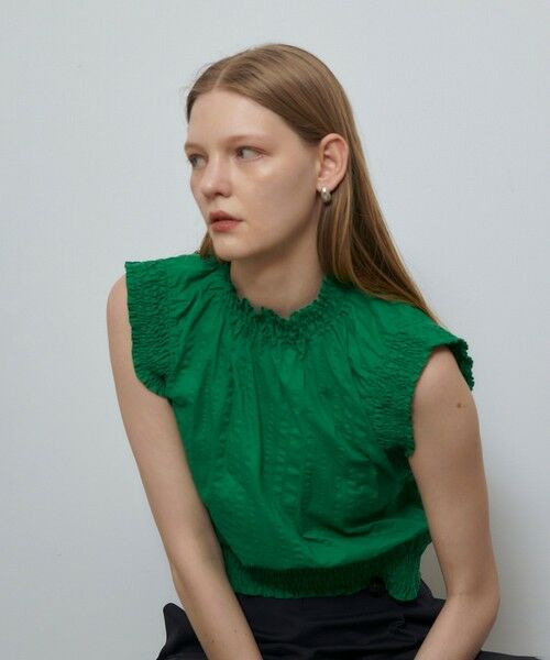 allureville / アルアバイル シャツ・ブラウス | シャーリングプルオーバー | 詳細1