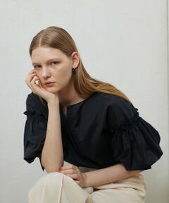 allureville / アルアバイル シャツ・ブラウス | パフギャザースリーブブラウス