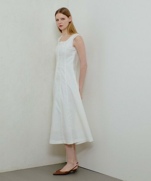 allureville / アルアバイル ロング・マキシ丈ワンピース | テトリネンラインワンピース | 詳細1