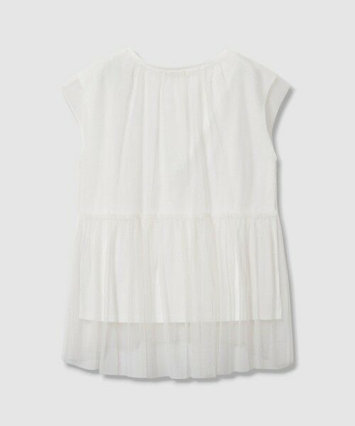 allureville / アルアバイル カットソー | チュールドッキングイレヘムプルオーバー | 詳細4