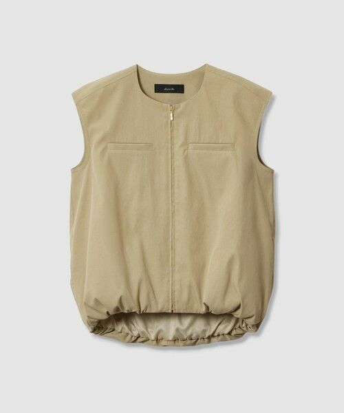 allureville / アルアバイル ブルゾン | チノギャザリングヘムジレブルゾン | 詳細11