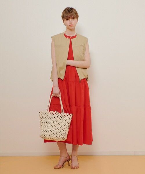 allureville / アルアバイル ブルゾン | チノギャザリングヘムジレブルゾン | 詳細4