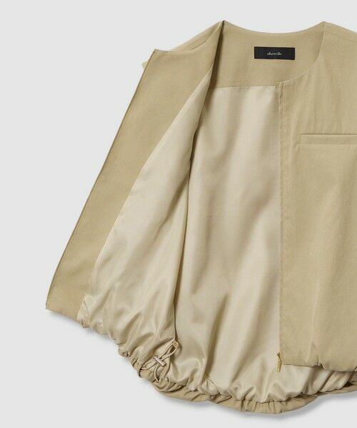 allureville / アルアバイル ブルゾン | チノギャザリングヘムジレブルゾン | 詳細9