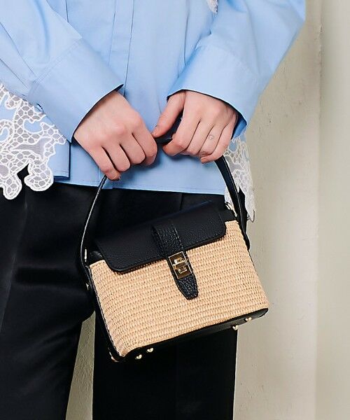 allureville / アルアバイル ショルダーバッグ | フラップミニショルダー(ブラック (95))