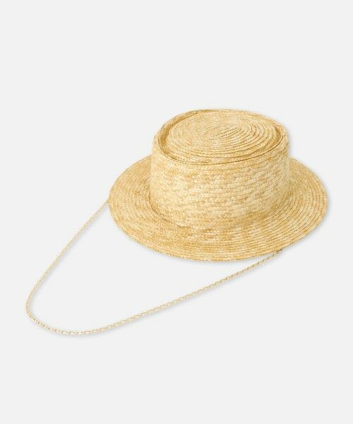 allureville/アルアバイル CHAIN HAT ベージュ系 (19) F allureville/アルアバイル CHAIN HAT ベージュ系 (19) F