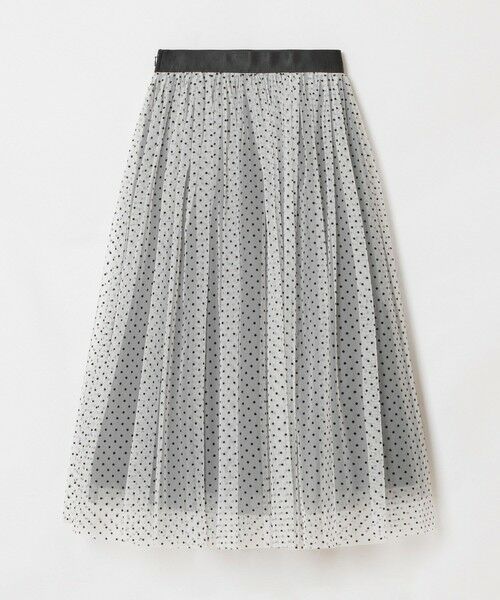 allureville / アルアバイル ロング・マキシ丈スカート | 【LOULOU WILLOUGHBY】ドットチュールスカート | 詳細1