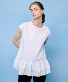 allureville / アルアバイル シャツ・ブラウス | 【LOULOU WILLOUGHBY】ブロードフリルブラウス