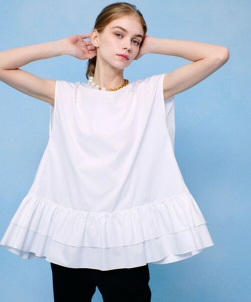 allureville / アルアバイル シャツ・ブラウス | 【LOULOU WILLOUGHBY】ブロードフリルブラウス | 詳細2