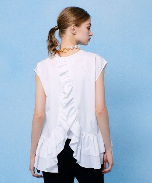 allureville / アルアバイル シャツ・ブラウス | 【LOULOU WILLOUGHBY】ブロードフリルブラウス | 詳細4