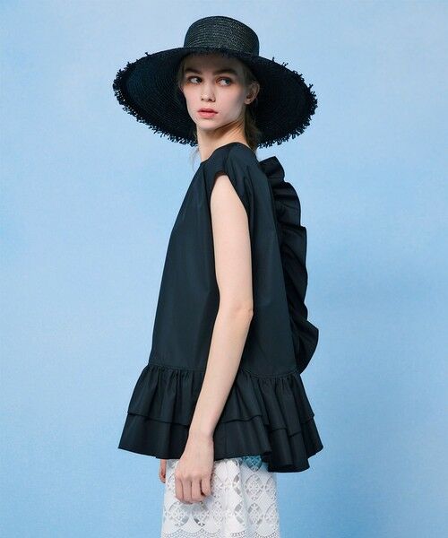 allureville / アルアバイル シャツ・ブラウス | 【LOULOU WILLOUGHBY】ブロードフリルブラウス | 詳細22