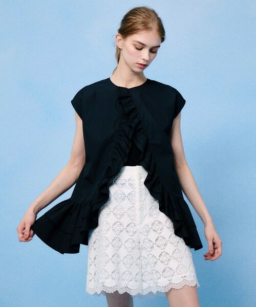 allureville / アルアバイル シャツ・ブラウス | 【LOULOU WILLOUGHBY】ブロードフリルブラウス | 詳細25