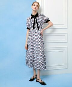 allureville / アルアバイル ロング・マキシ丈ワンピース | 【LOULOU WILLOUGHBY】ロープリングプリントワンピース