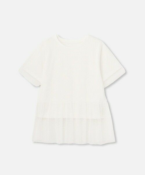 allureville / アルアバイル カットソー | 【LOULOU WILLOUGHBY】チュールレイヤードT | 詳細6