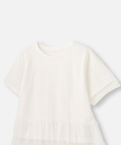 allureville / アルアバイル カットソー | 【LOULOU WILLOUGHBY】チュールレイヤードT | 詳細8