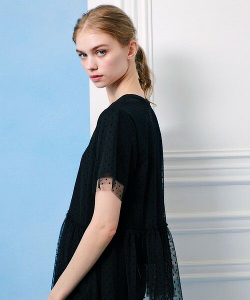 allureville / アルアバイル カットソー | 【LOULOU WILLOUGHBY】チュールレイヤードT | 詳細12