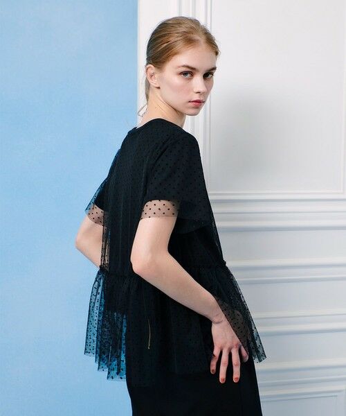 allureville / アルアバイル カットソー | 【LOULOU WILLOUGHBY】チュールレイヤードT | 詳細13