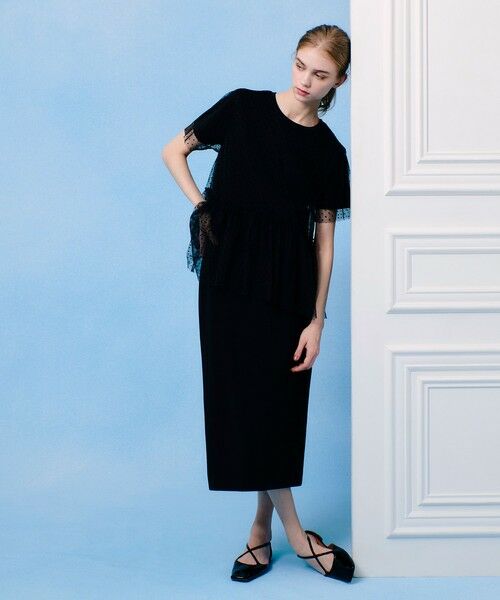 allureville / アルアバイル カットソー | 【LOULOU WILLOUGHBY】チュールレイヤードT | 詳細14