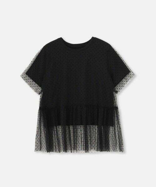 allureville / アルアバイル カットソー | 【LOULOU WILLOUGHBY】チュールレイヤードT | 詳細15
