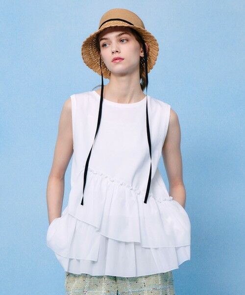 allureville / アルアバイル カットソー | 【LOULOU WILLOUGHBY】キュプラブロードティアードプルオーバー | 詳細1