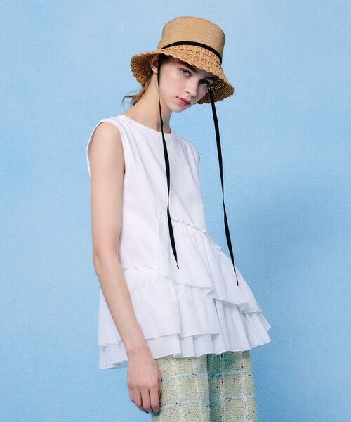 allureville / アルアバイル カットソー | 【LOULOU WILLOUGHBY】キュプラブロードティアードプルオーバー | 詳細2