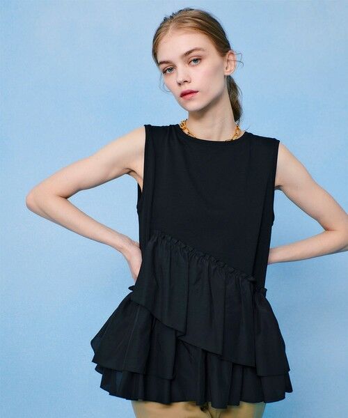 allureville / アルアバイル カットソー | 【LOULOU WILLOUGHBY】キュプラブロードティアードプルオーバー | 詳細11