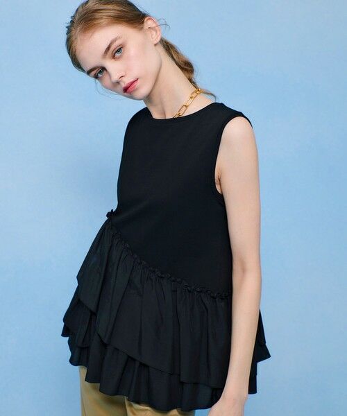 allureville / アルアバイル カットソー | 【LOULOU WILLOUGHBY】キュプラブロードティアードプルオーバー | 詳細12