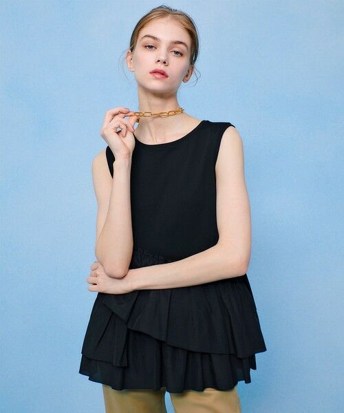 allureville / アルアバイル カットソー | 【LOULOU WILLOUGHBY】キュプラブロードティアードプルオーバー | 詳細13