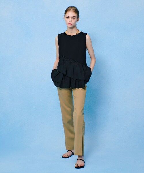 allureville / アルアバイル カットソー | 【LOULOU WILLOUGHBY】キュプラブロードティアードプルオーバー | 詳細15