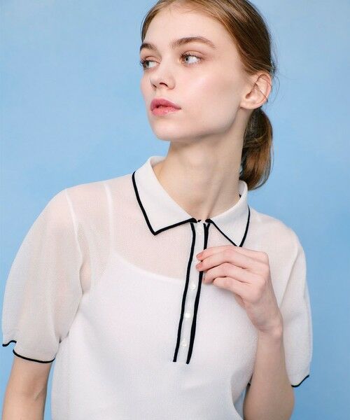 allureville / アルアバイル ニット・セーター | 【LOULOU WILLOUGHBY】シアーカノコポロ | 詳細1