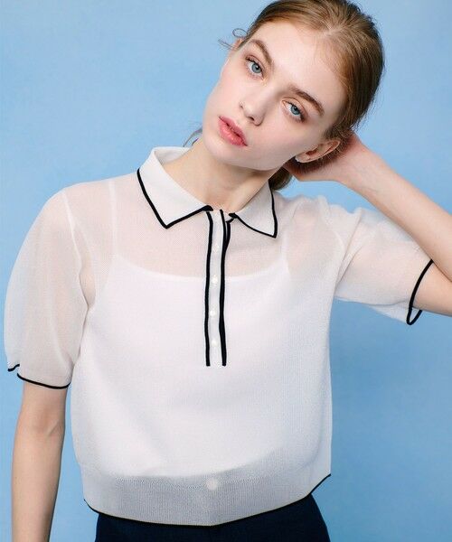 ⭐︎上質⭐︎BALLY バリー アンゴラ　白うさぎニット　ホワイト　試着のみ セール】 【LOULOU WILLOUGHBY】シアーカノコポロ （ニット