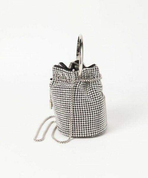 allureville / アルアバイル ショルダーバッグ | ◇【LOULOU WILLOUGHBY】ビジュー巾着ショルダー | 詳細5