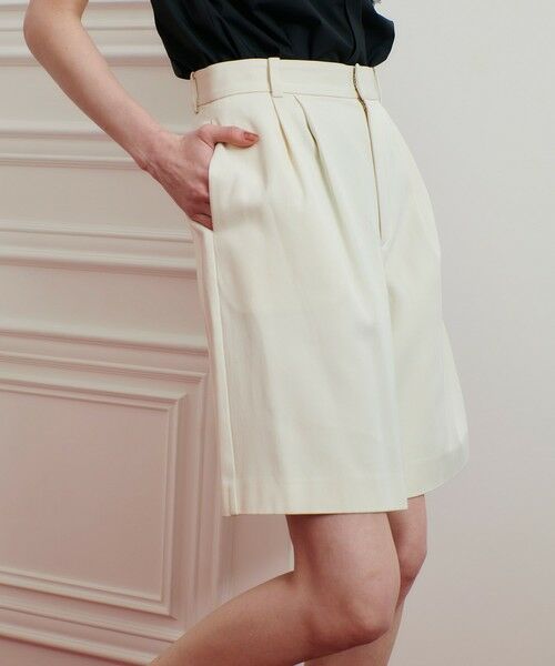 allureville / アルアバイル ショート・ハーフ・半端丈パンツ | 【LOULOU WILLOUGHBY】シックチノハーフパンツ | 詳細1