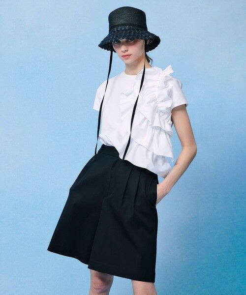 allureville / アルアバイル ショート・ハーフ・半端丈パンツ | 【LOULOU WILLOUGHBY】シックチノハーフパンツ | 詳細8