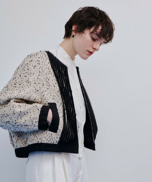 allureville/アルアバイル DOMELLE LINTON NATURAL JACKET ベージュ系 (19) 01(S) allureville/アルアバイル DOMELLE LINTON NATURAL JACKET ベージュ系 (19) 01(S)