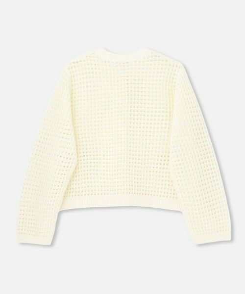 allureville / アルアバイル カーディガン・ボレロ | フィッシュネットニットジャケット | 詳細1