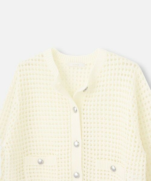 allureville / アルアバイル カーディガン・ボレロ | フィッシュネットニットジャケット | 詳細2